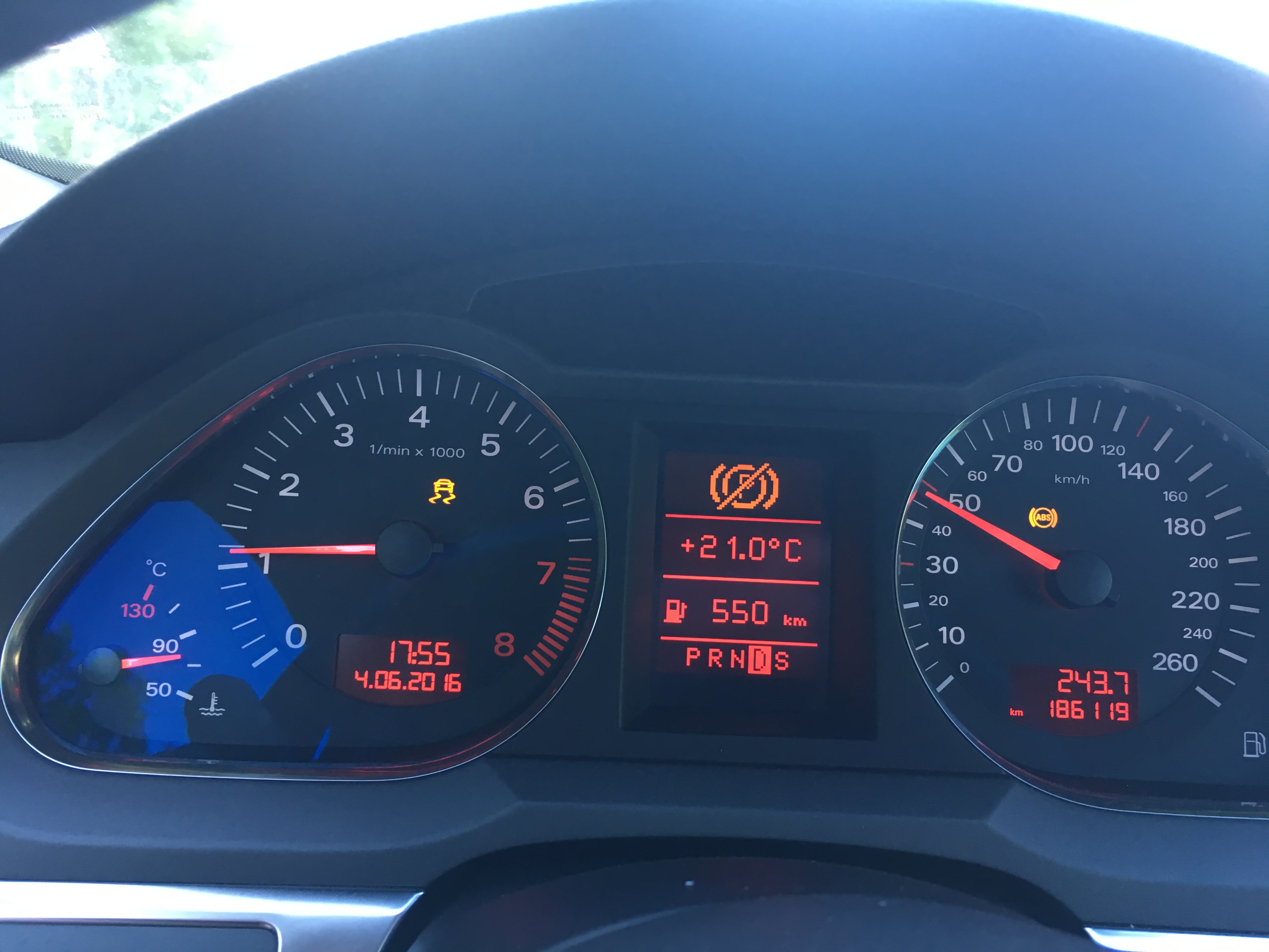 audi c6 esp fault